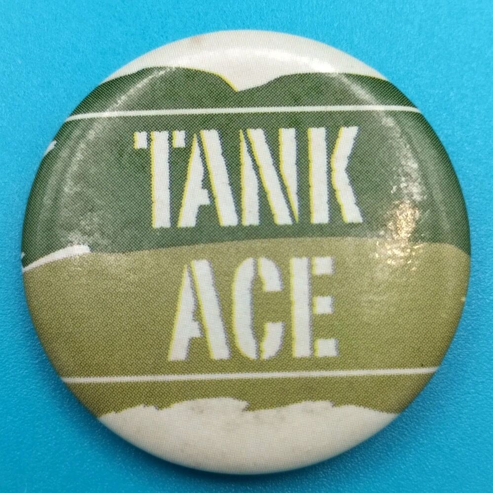 Tank Ace Small Pin Button Pinback